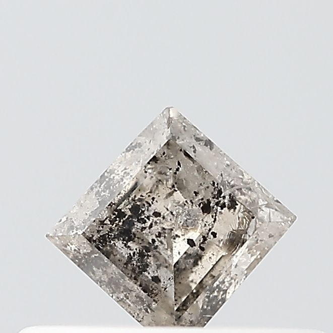 0.20 ct Square Salt and Pepper Natural Diamond, VS1