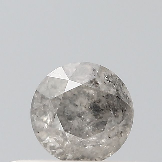 0.26 ct Round Salt and Pepper Natural Diamond, VVS2