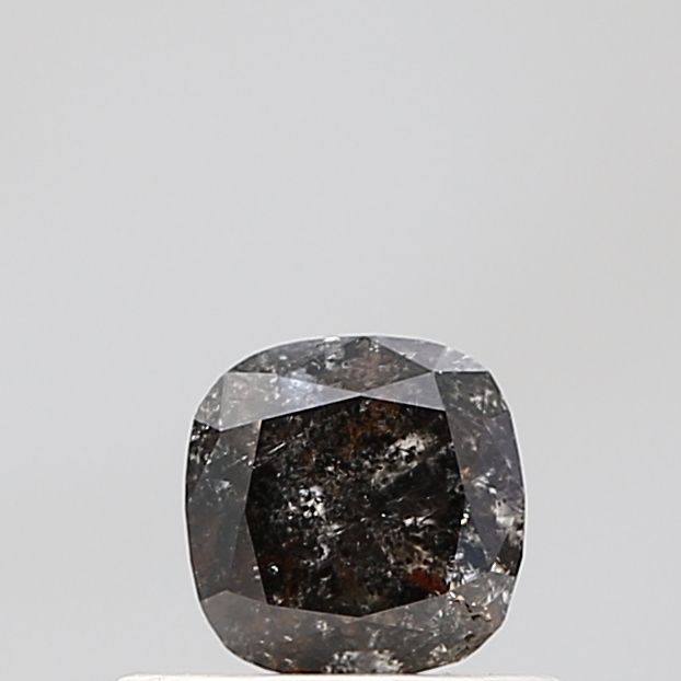 0.50 ct Cushion Salt and Pepper Natural Diamond, VS1