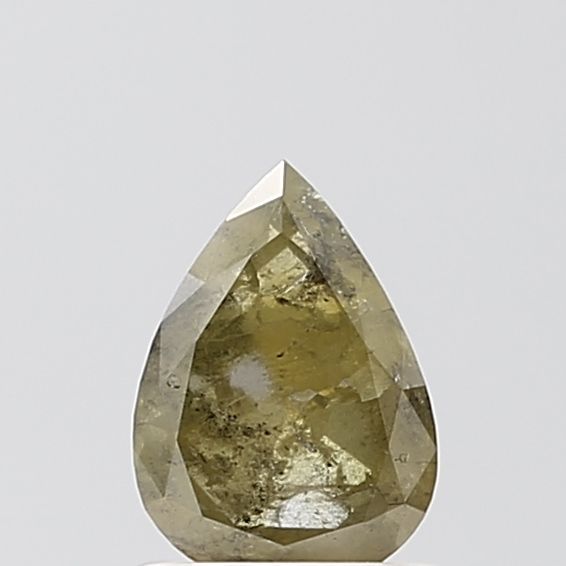 0.85 ct Pear Salt and Pepper Natural Diamond, VS2