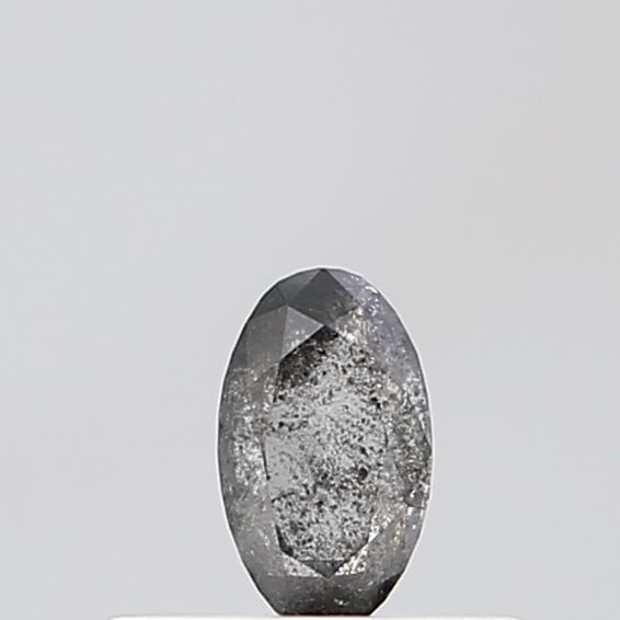 0.22 ct Oval Salt and Pepper Natural Diamond, VVS2