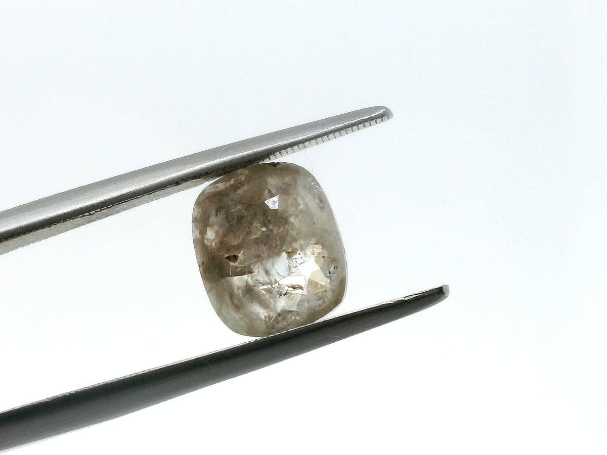 1.82 ct Cushion Salt and Pepper Natural Diamond