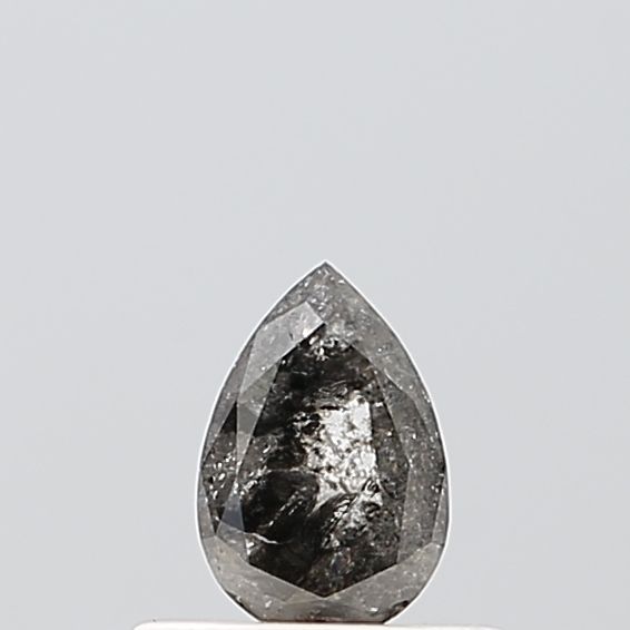 0.39 ct Pear Salt and Pepper Natural Diamond, VVS2