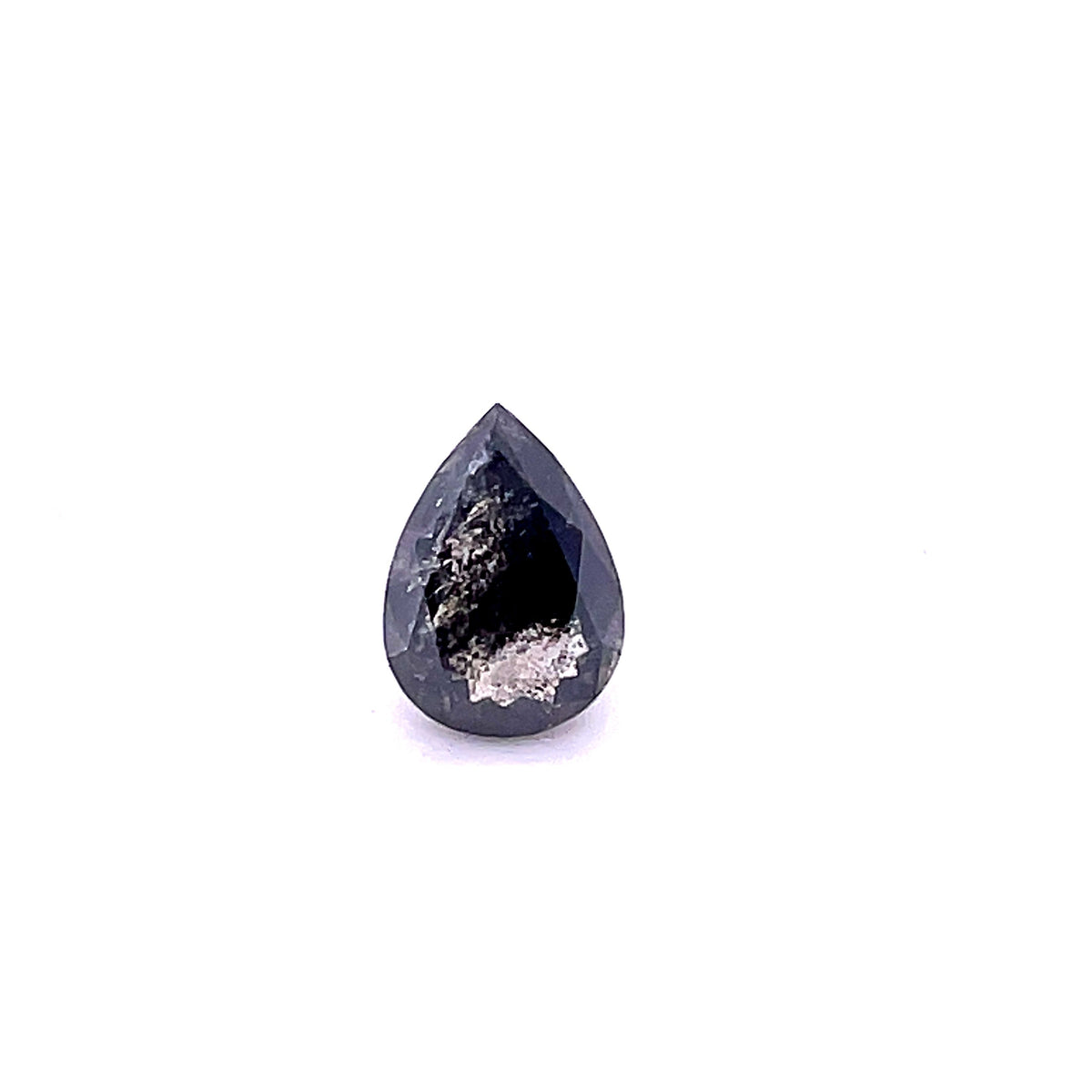 1.83 ct Pear Salt and Pepper Natural Diamond