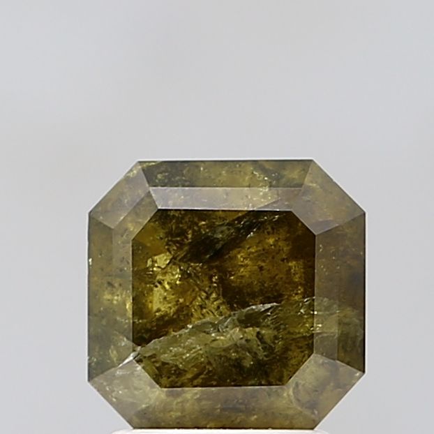 1.63 ct Emerald Salt and Pepper Natural Diamond, VVS2
