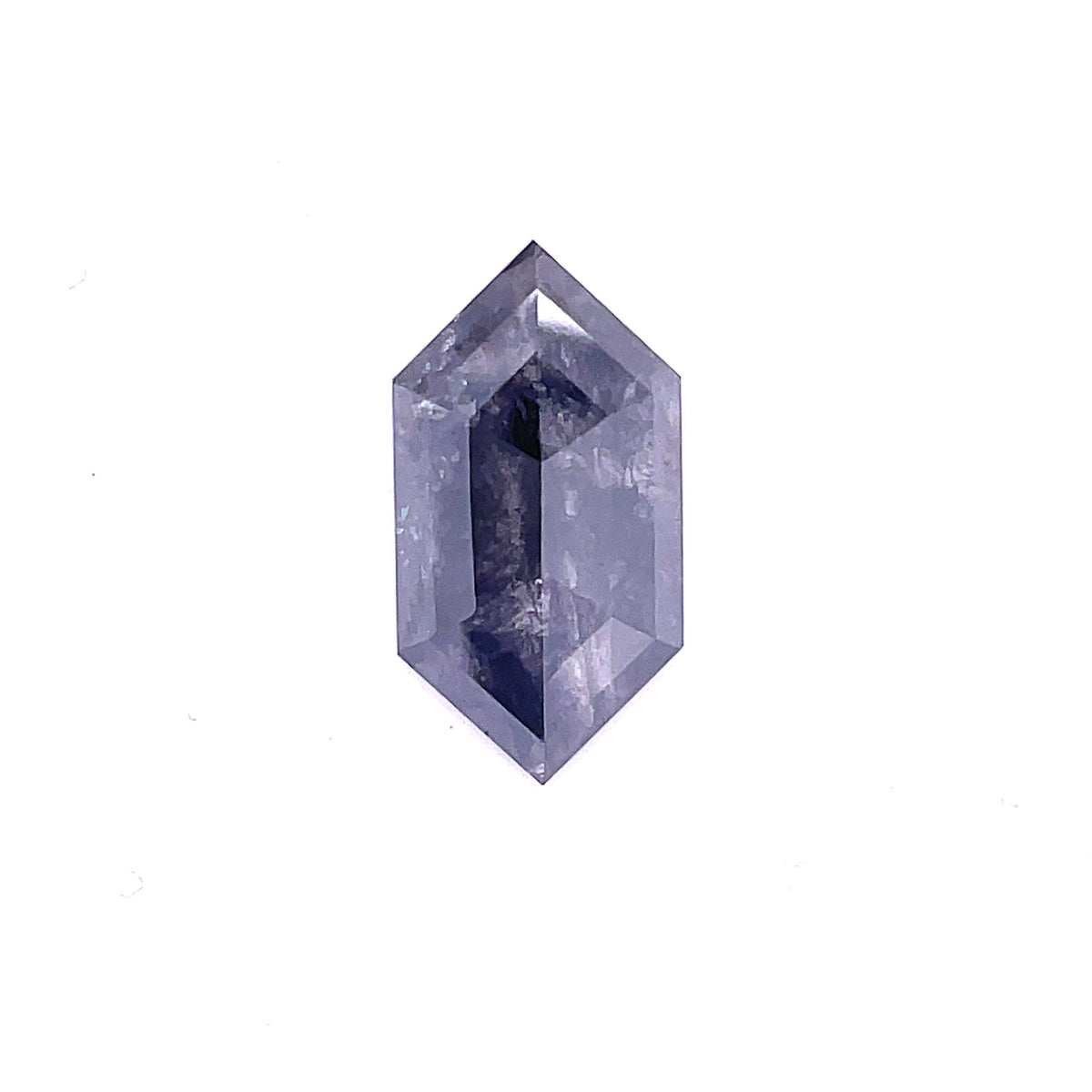 4.83 ct Hexagon Salt and Pepper Natural Diamond