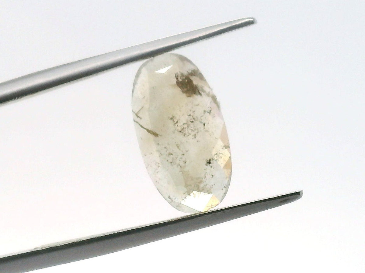 2.19 ct Oval Salt and Pepper Natural Diamond