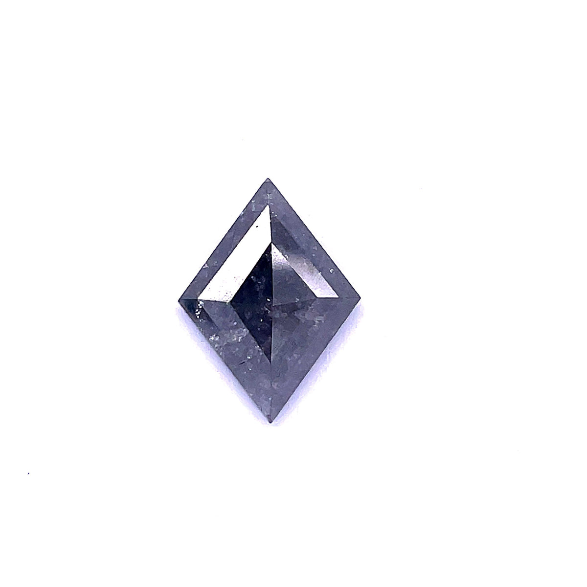 4.70 ct Lozenge Salt and Pepper Natural Diamond