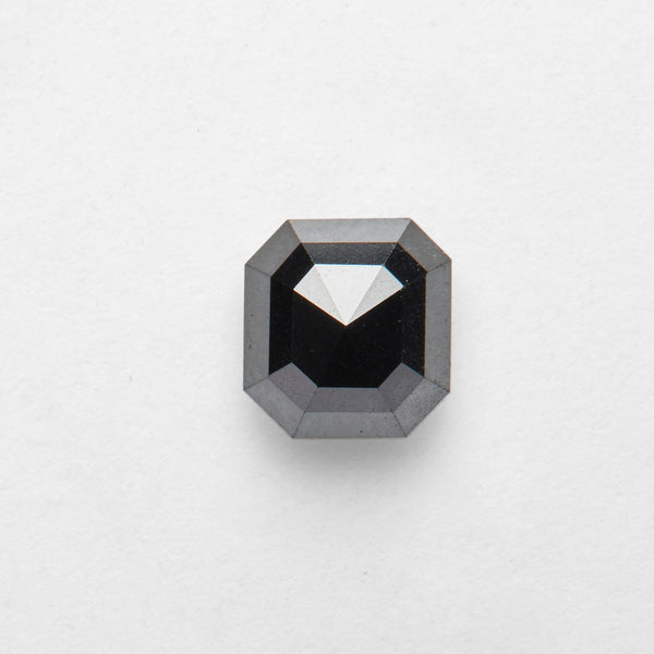 0.76 ct Asscher Cut Salt and Pepper Diamond