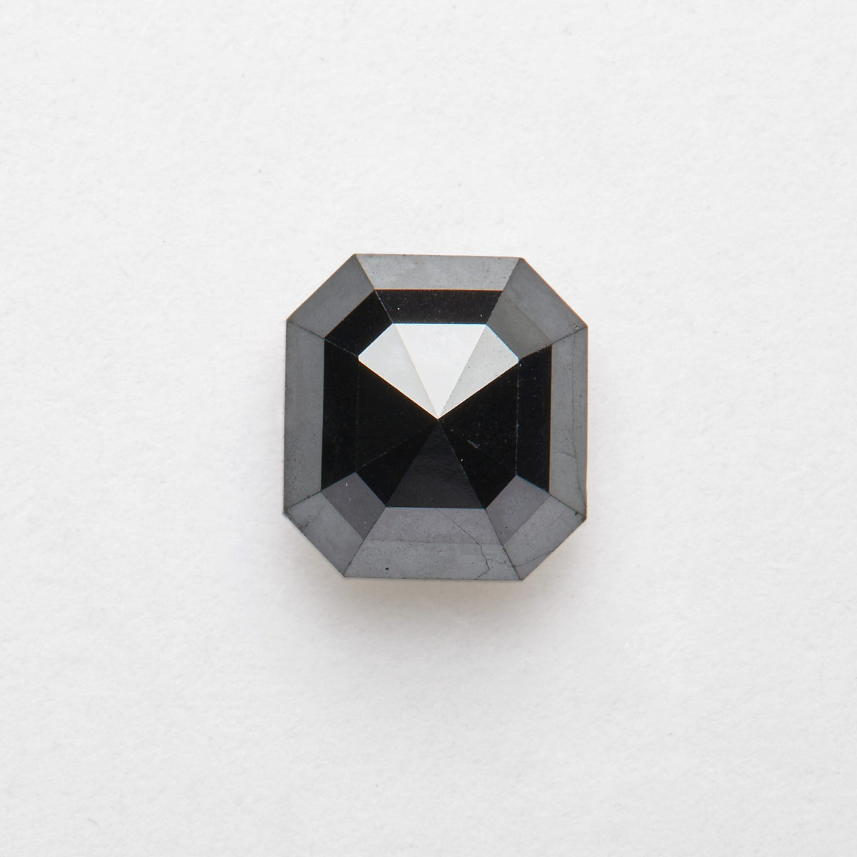 0.98 ct Asscher Cut Salt and Pepper Diamond