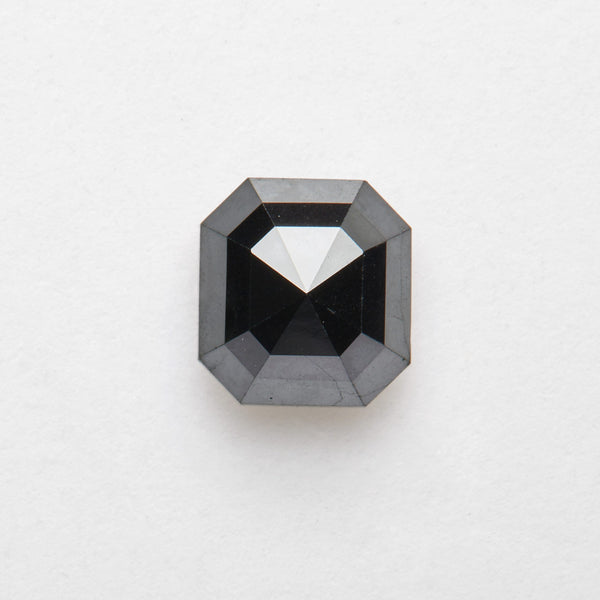 0.98 ct Asscher Cut Salt and Pepper Diamond