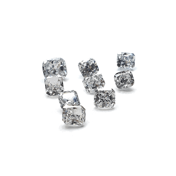 2.00 mm Cushion Cut Natural White Diamonds (≈0.04 ct each)
