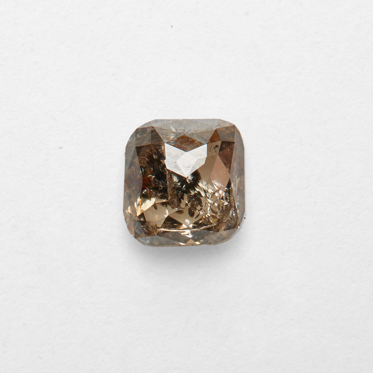 0.62 ct Cushion Cut Salt and Pepper Diamond