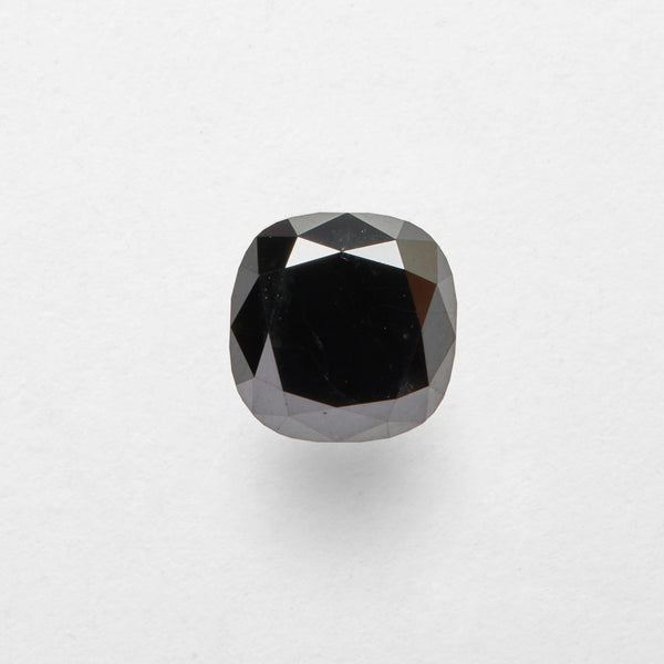 1.55 ct Cushion Cut Salt and Pepper Diamond