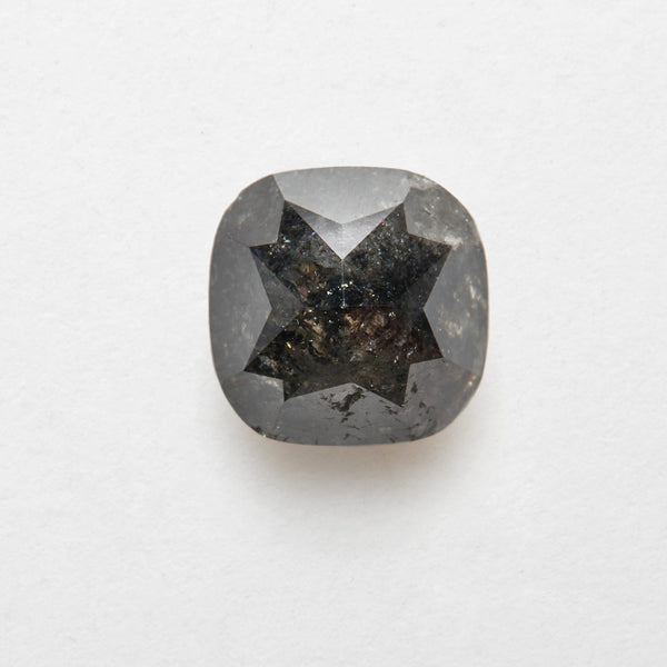 1.93 ct Cushion Salt and Pepper Diamond