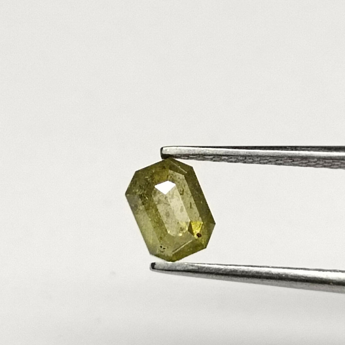 0.47 ct Emerald Salt and Pepper Natural Diamond, I3