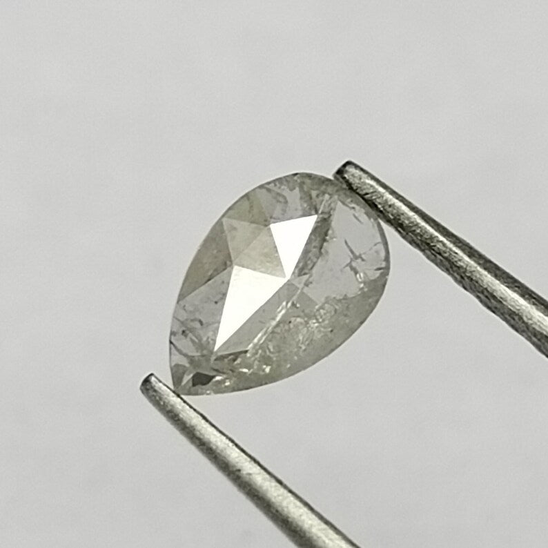 0.36 ct Pear Salt and Pepper Natural Diamond, I3