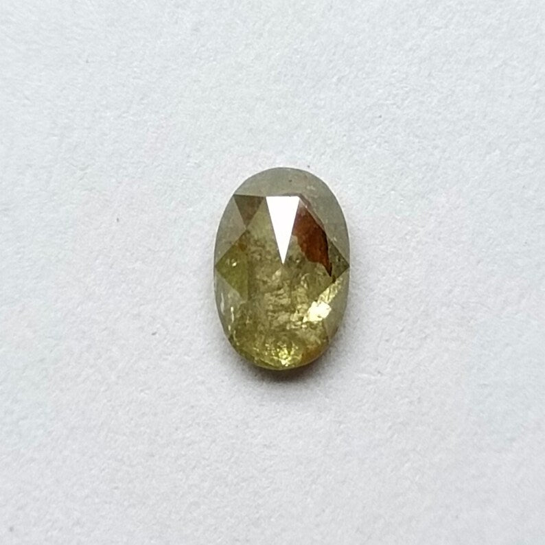 0.54 ct Oval Salt and Pepper Natural Diamond, I3