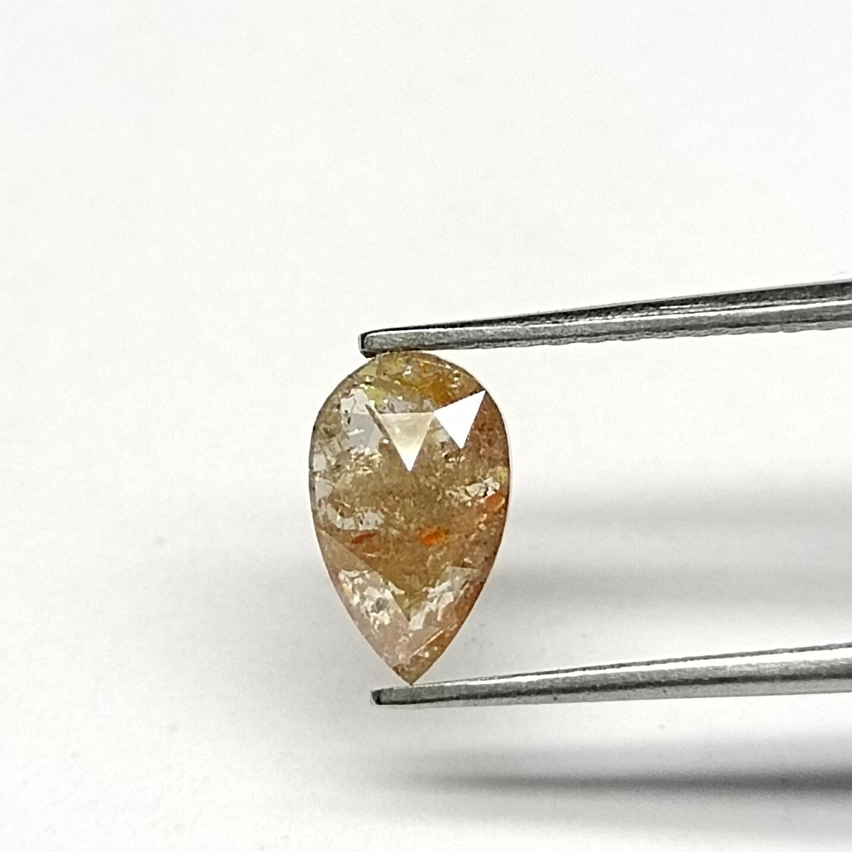 0.62 ct Pear Salt and Pepper Natural Diamond, I3