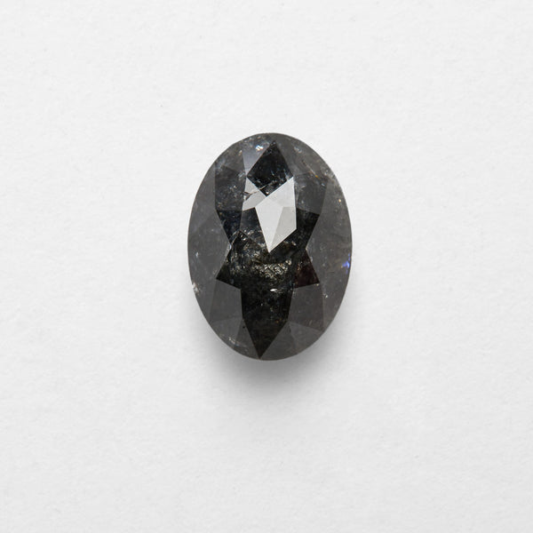 1.73 ct Oval Shape Salt And Pepper Diamond