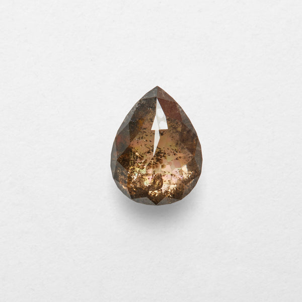 0.98 ct Pear Salt and Pepper Diamond