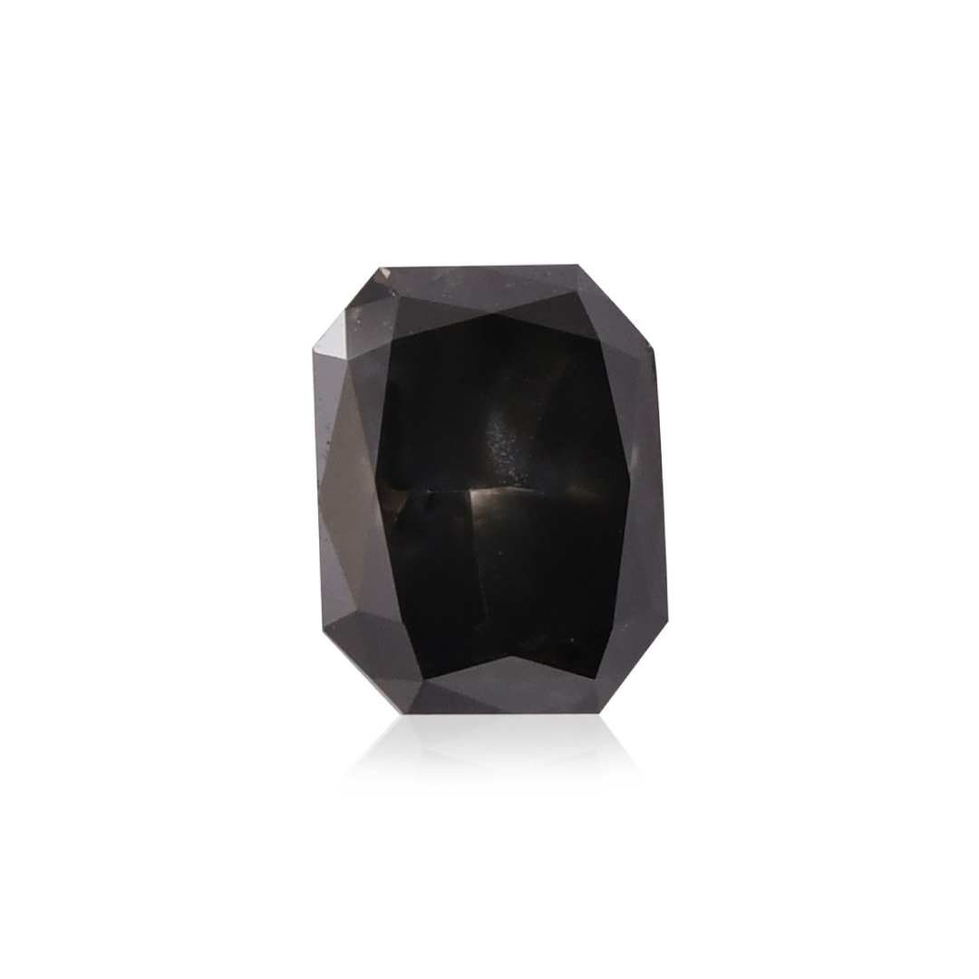 4.10 mm Radiant Shape Black Natural Melee Diamonds – AA Quality