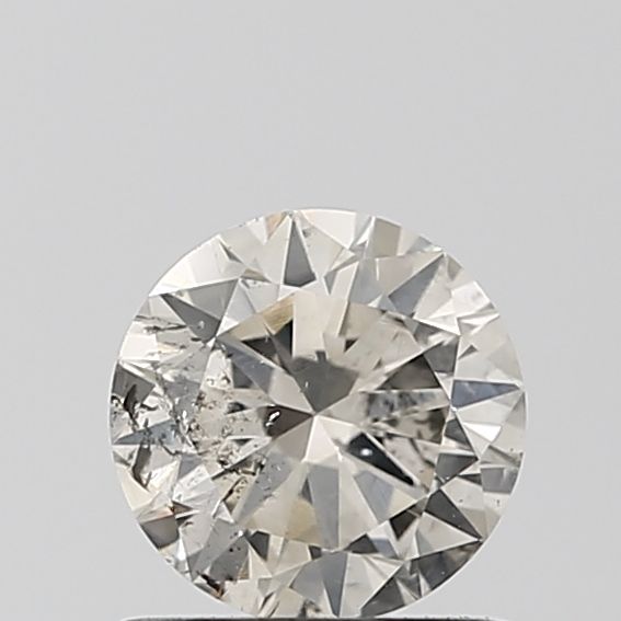 0.64 ct Round Salt and Pepper Natural Diamond, VVS2