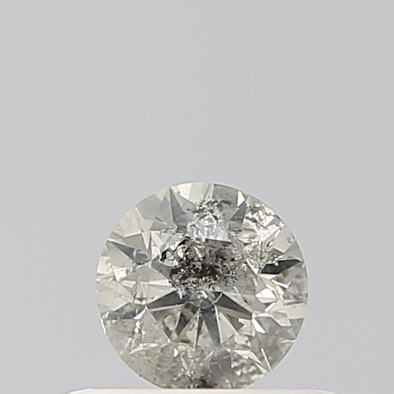 0.31 ct Round Salt and Pepper Natural Diamond, VS2