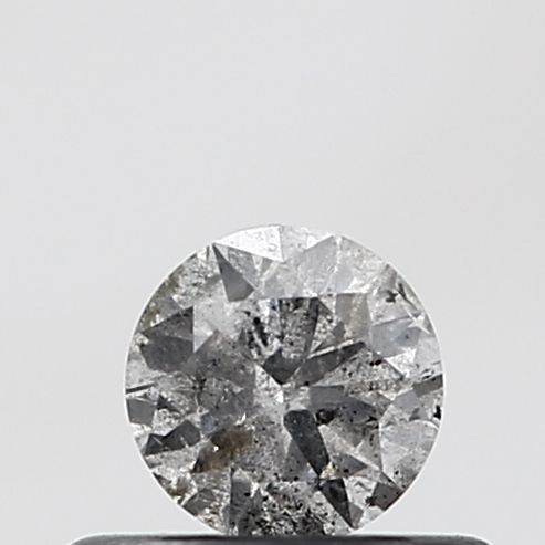0.30 ct Round Salt and Pepper Natural Diamond, VVS1