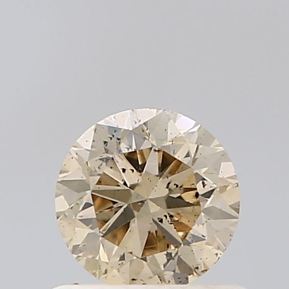 0.56 ct Round Salt and Pepper Natural Diamond, VVS2