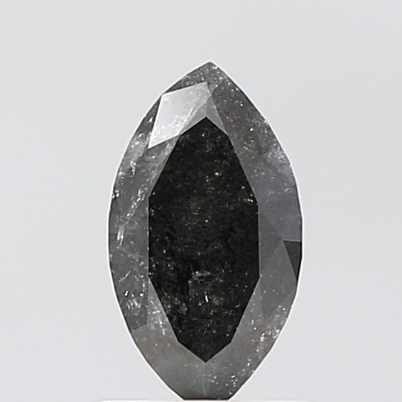 0.78 ct Marquise Salt and Pepper Natural Diamond, VVS2