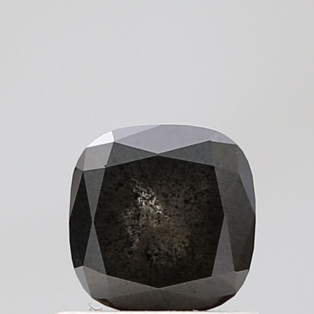 0.86 ct Cushion Salt and Pepper Natural Diamond, VVS2