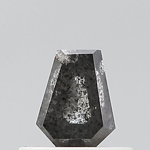 0.53 ct Bullet Salt and Pepper Natural Diamond, VS2