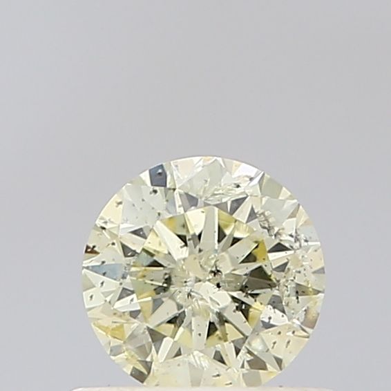 0.51 ct Round Salt and Pepper Natural Diamond, VVS2
