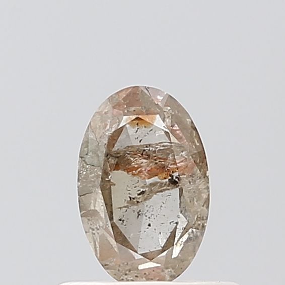 0.37 ct Oval Salt and Pepper Natural Diamond, VS1