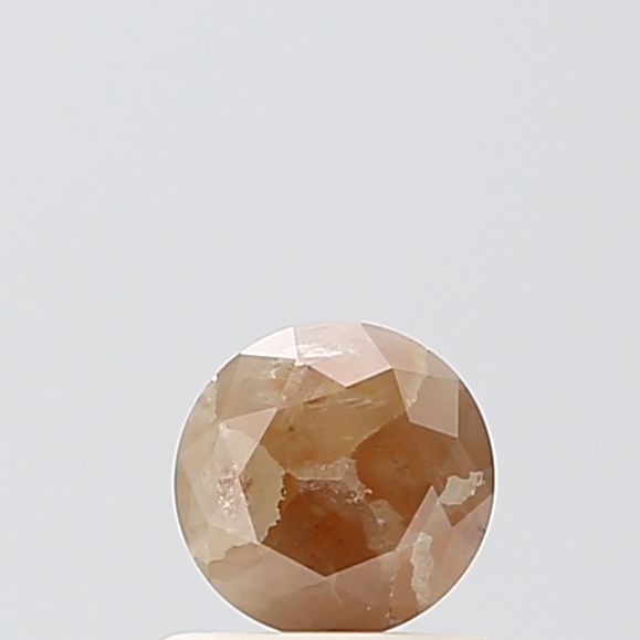 0.73 ct Round Salt and Pepper Natural Diamond, VVS2