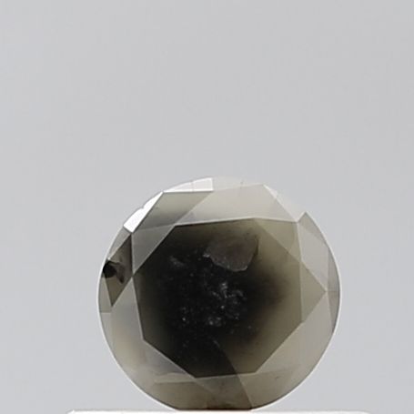 0.42 ct Round Salt and Pepper Natural Diamond, VVS2