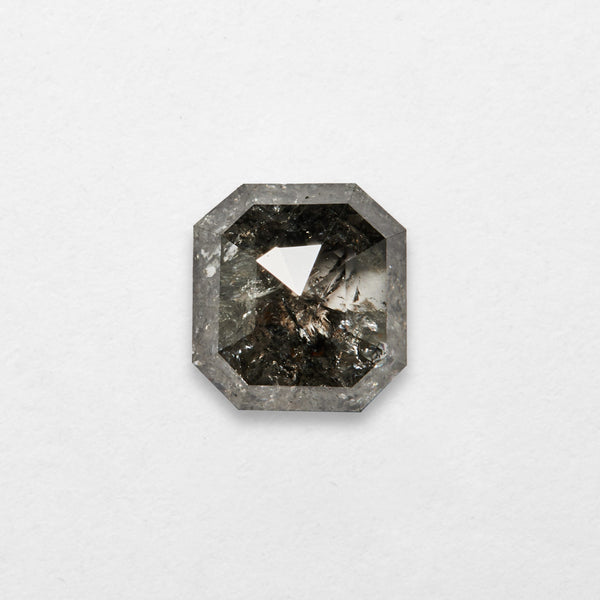 1.80 ct Radiant Shape Salt and Pepper Natural Diamond