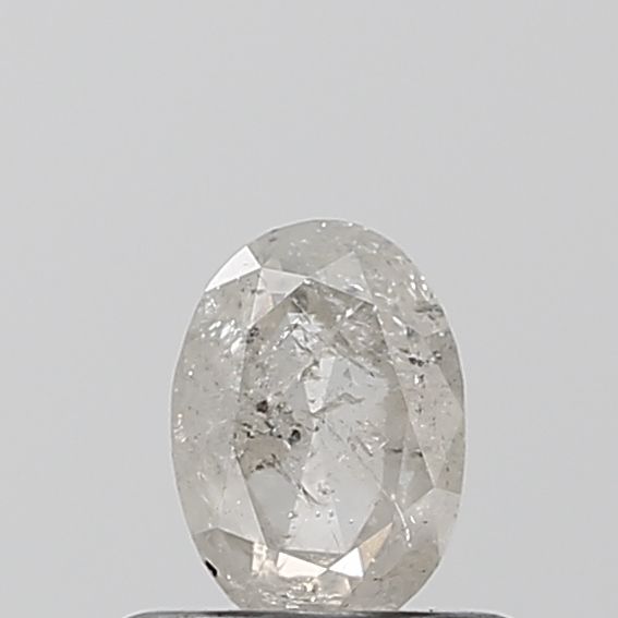 0.47 ct Oval Salt and Pepper Natural Diamond, VS2
