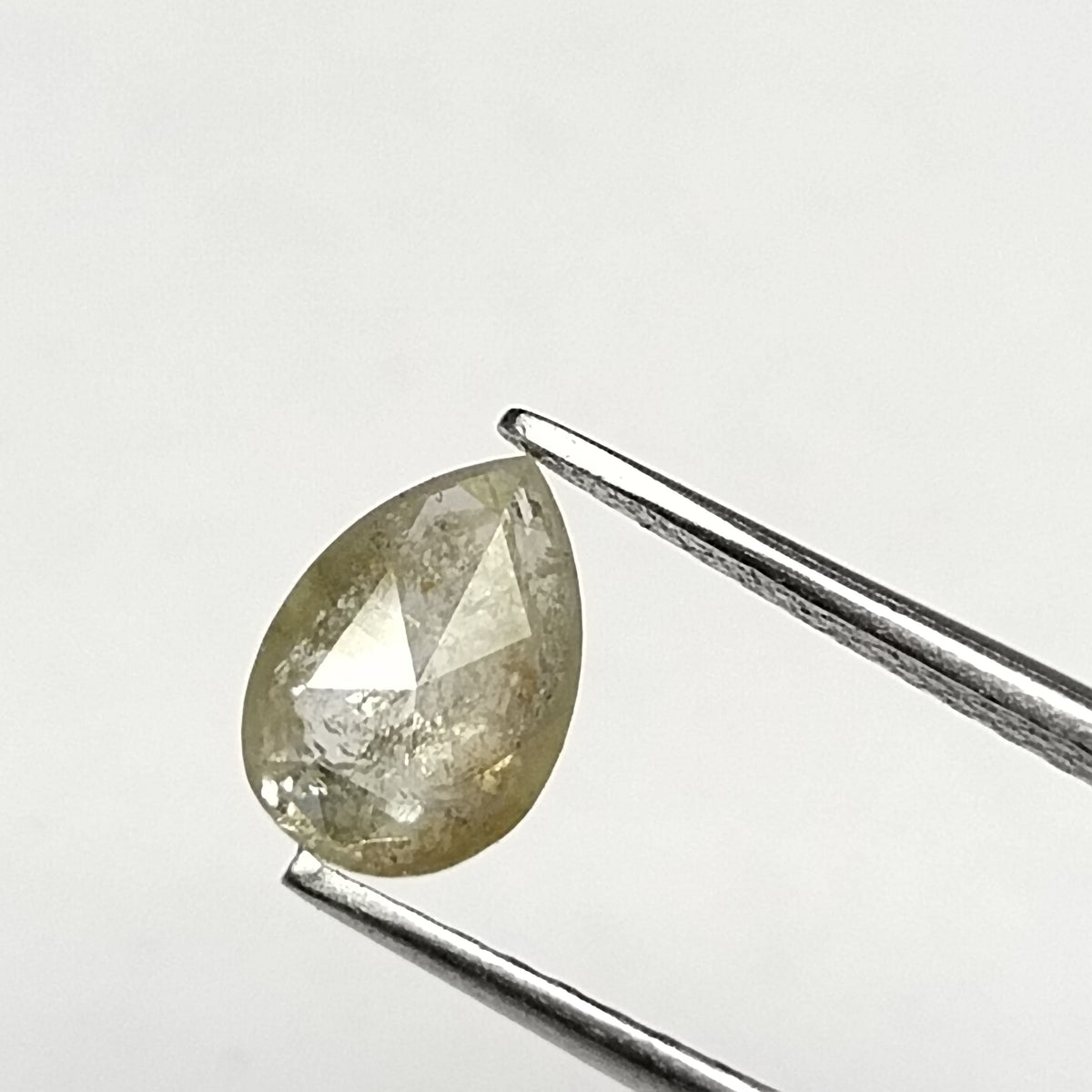 0.53 ct Pear Salt and Pepper Natural Diamond, I3