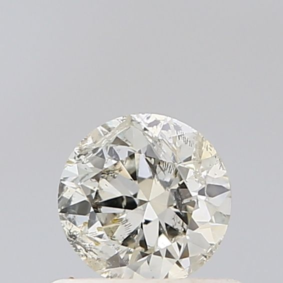 0.50 ct Round Salt and Pepper Natural Diamond, VVS2