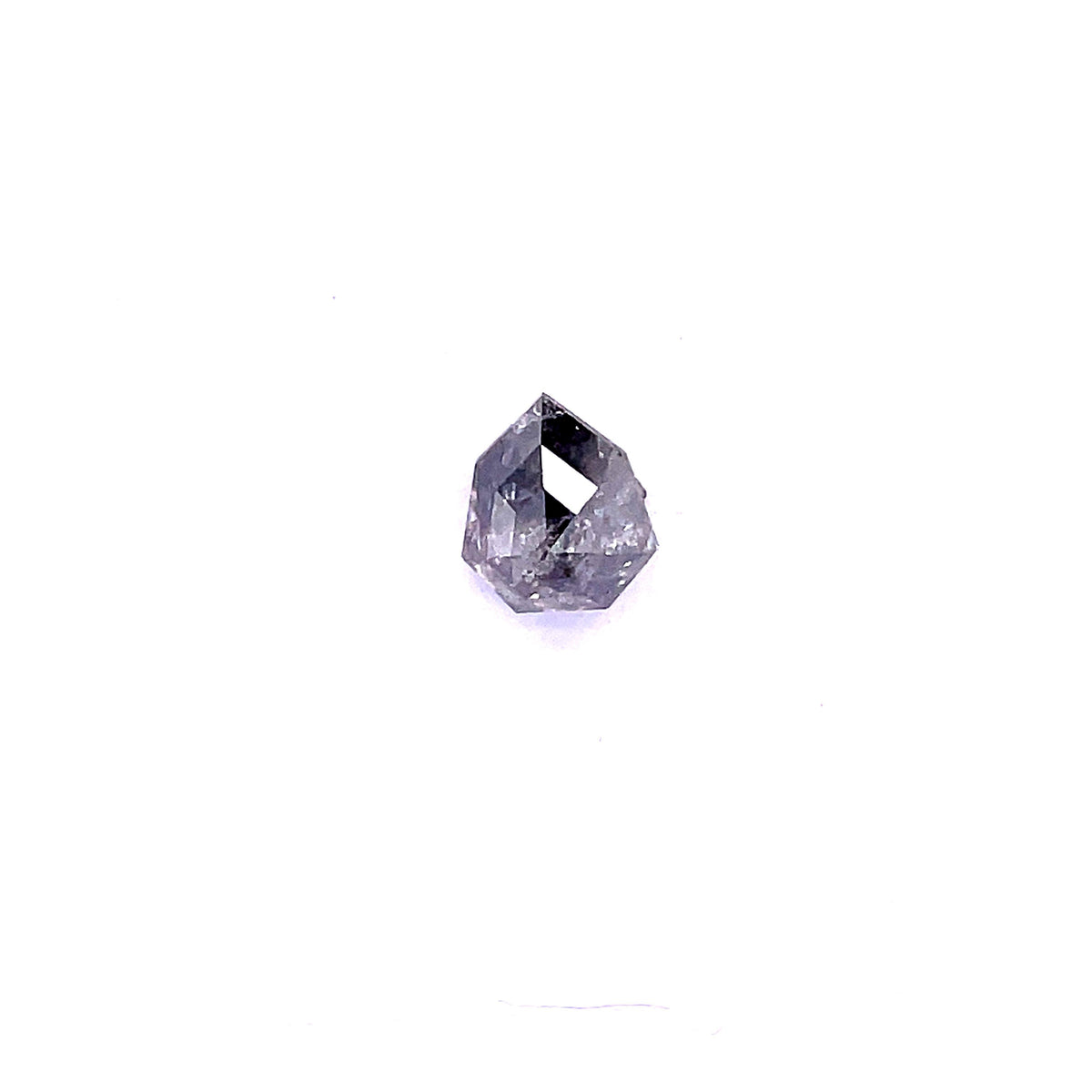 1.00 ct Shield Salt and Pepper Natural Diamond