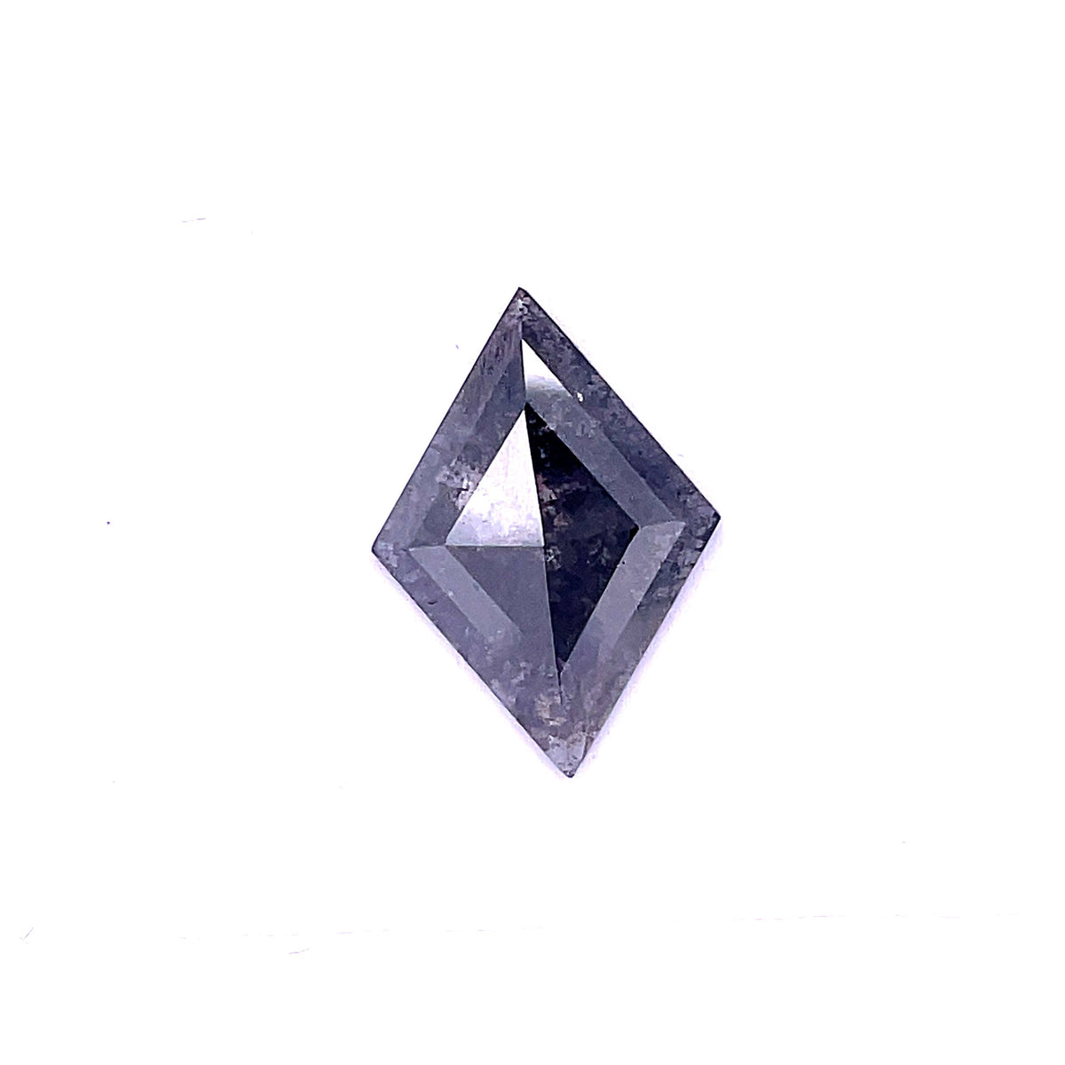 2.76 ct Lozenge Salt and Pepper Natural Diamond