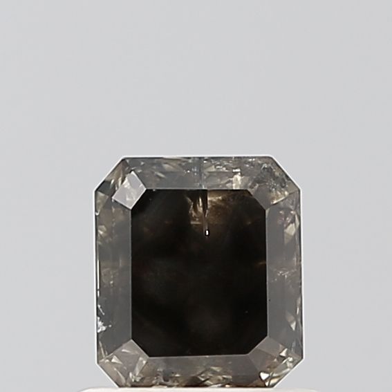 0.62 ct Emerald Salt and Pepper Natural Diamond, VS1