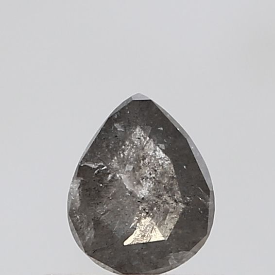 0.44 ct Pear Salt and Pepper Natural Diamond, VVS2