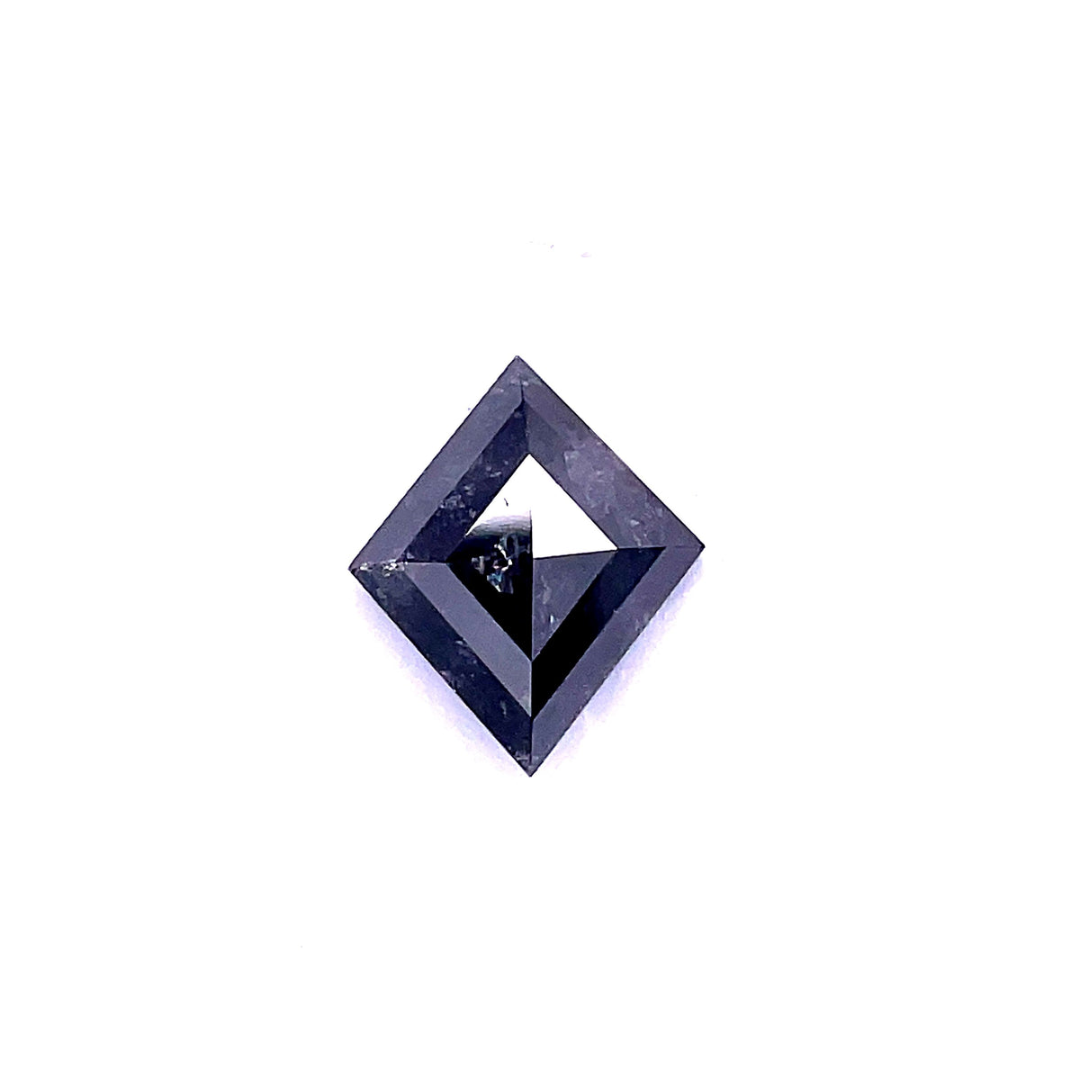 2.83 ct Lozenge Salt and Pepper Natural Diamond