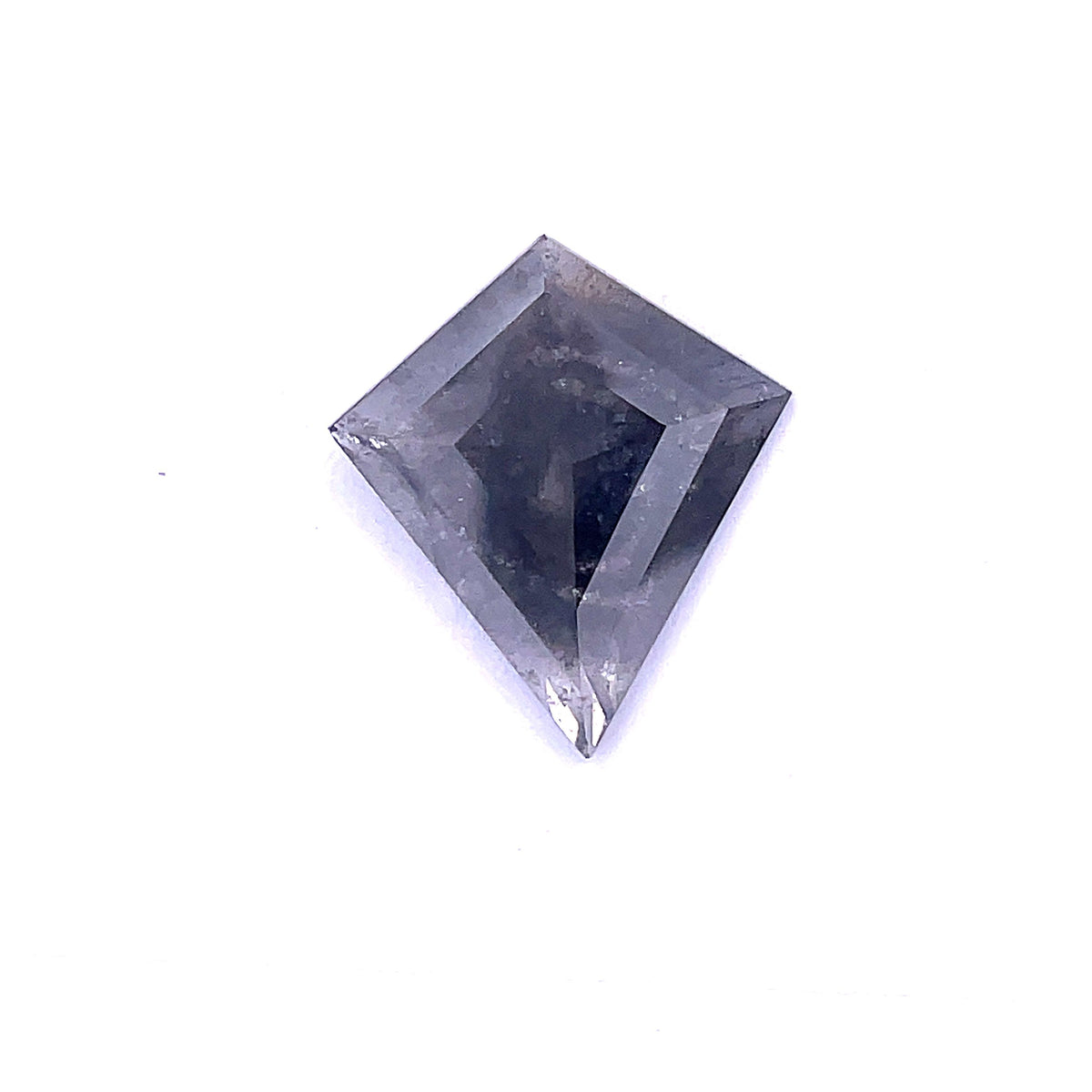 2.86 ct Shield Salt and Pepper Natural Diamond