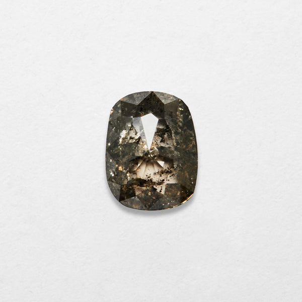 0.80 ct Radiant Cut Salt and Pepper Natural Diamond