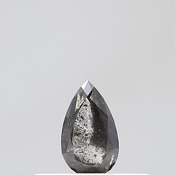 0.18 ct Pear Salt and Pepper Natural Diamond, VS1