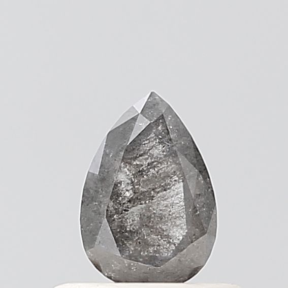 0.37 ct Pear Salt and Pepper Natural Diamond, VVS2